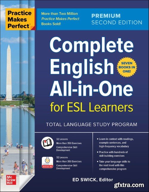 Complete English All-in-One for ESL Learners (Practice Makes Perfect), 2nd Premium Edition