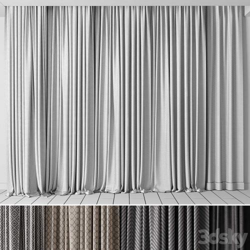 Hadi Gray &amp; Gold Curtains 55 Soft Curtains and Linen Silk Fabric