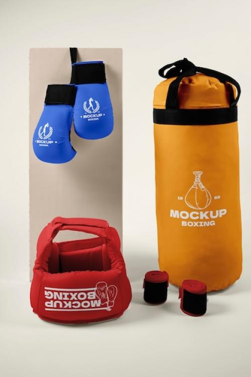 Boxing Set Mockup Design