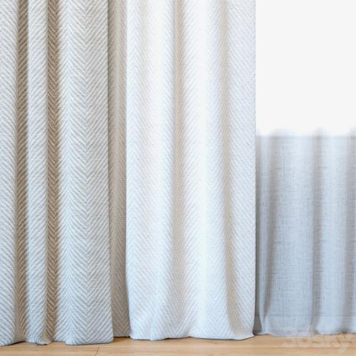 Curtains 44 | Curtains with Tulle | Rebbio Grande