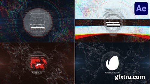 Videohive Organic Glitch Logo for After Effects 50069321