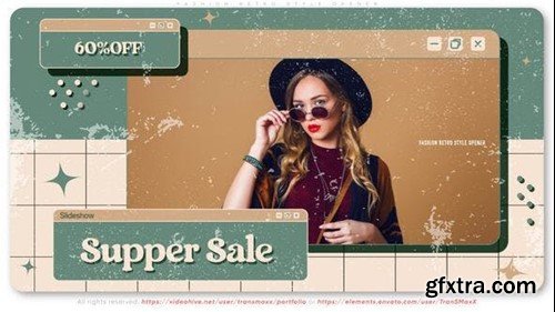 Videohive Fashion Retro Style Opener 50072789