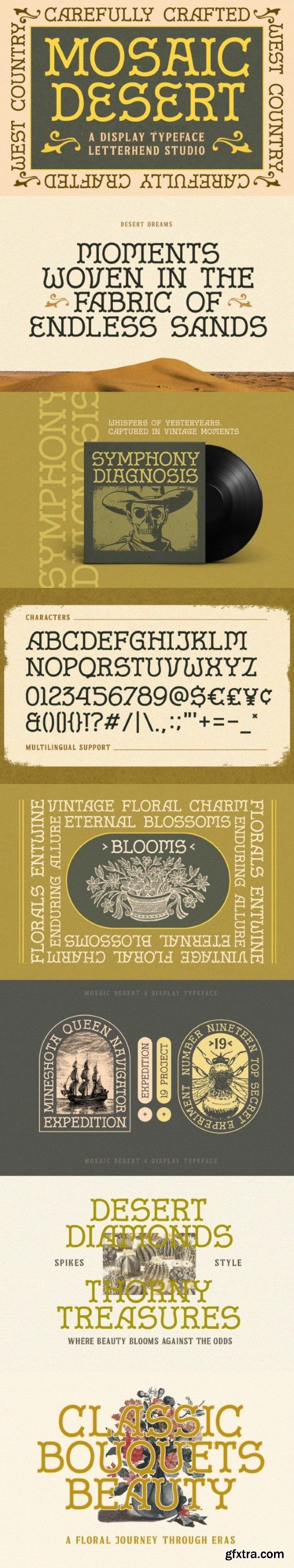 Mosaic Dessert Font