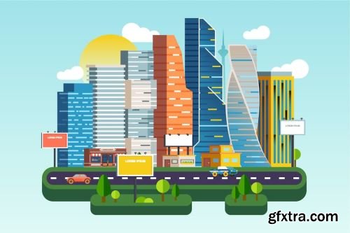 City Vector Pack 14xAI