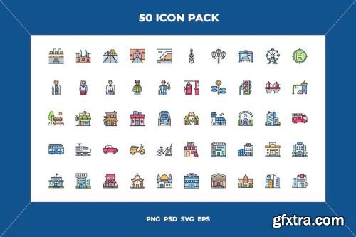 City Vector Pack 14xAI