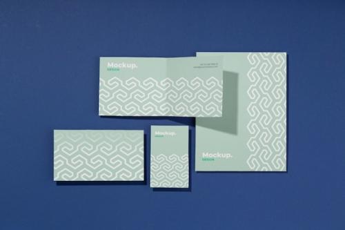 Stationery Optical Print Mockup Design