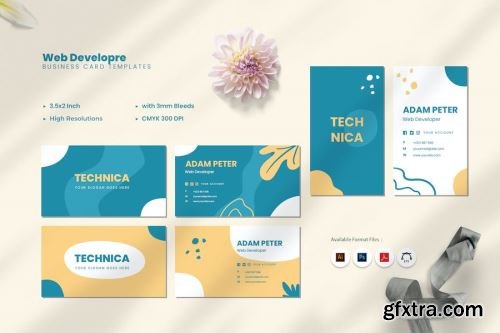 Corporate Business Card Design Pack 13xAI