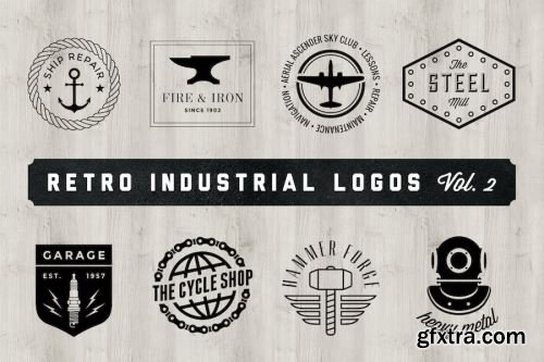 Retro Logo Pack 10xAI