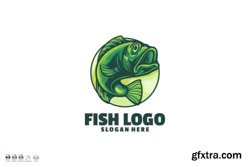 Fish Mascot Logo 15xAI