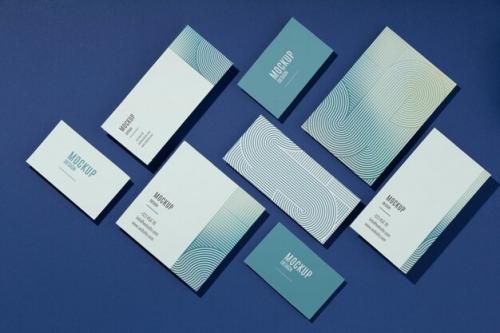 Stationery Optical Print Mockup Design