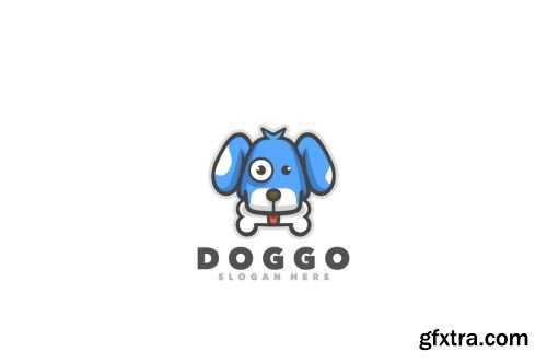 Cute Dog Logo Pack 15xAI