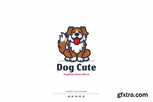 Cute Dog Logo Pack 15xAI