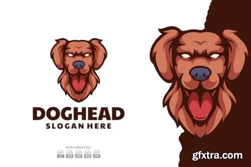 Cute Dog Logo Pack 15xAI