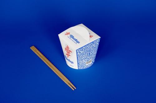 Noodle Packaging Mockup Design