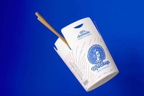 Noodle Packaging Mockup Design