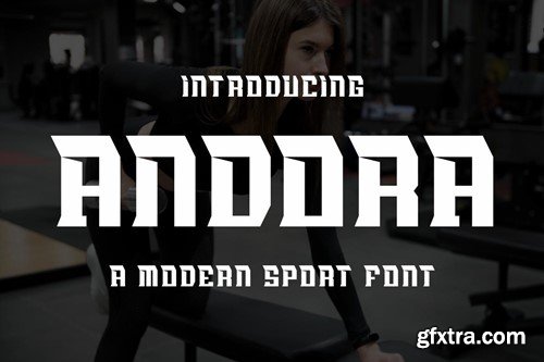 Andora - Modern Sport Font Q74FXLK