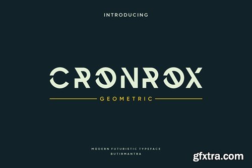 Cronrox - Futuristic Font 5SFNXUE