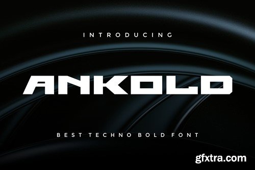 Ankold - Modern Bold Font 3YMY8P5