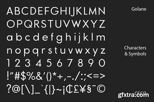 Golane – Geometric Sans Serif QB5P43Z