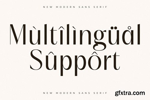 Qiblah New Modern Sans Serif Font M6B6H9C