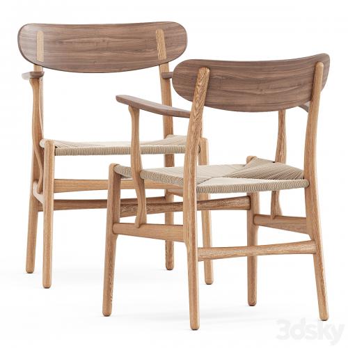 BM1160 hunting table, CH26 chair by Carl Hansen & Son