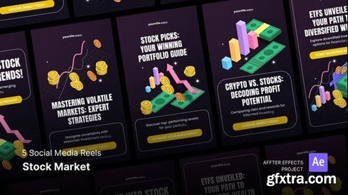 Videohive Social Media Reels - Stock Market After Effects Template 50082551
