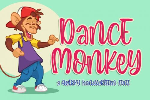 Dance Monkey a Quirky Font