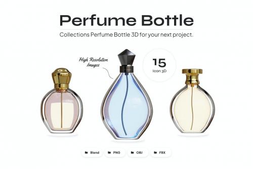 Perfume Bottle 3D Icon