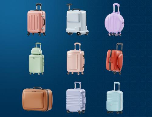 Travel Luggage Product 3D Icon