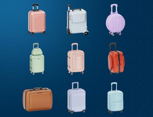 Travel Luggage Product 3D Icon