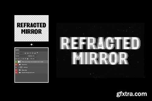Refraction Glass Text Effect NLTKDCQ