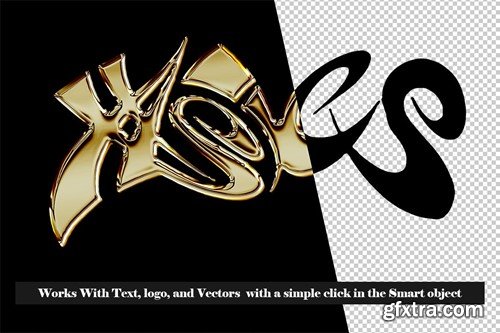 New Year Gold Text Effect F4SPFPG