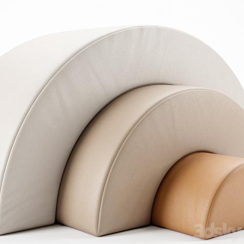 Children's play pouffes GATHRE _ ARC PLAYSET - MILLET