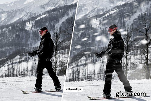Snow - Realistic Overlays for Photoshop NPB73S4