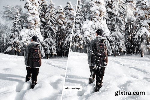 Snow - Realistic Overlays for Photoshop NPB73S4