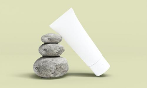 Cosmetic Sunscreen Tube Mockup Set