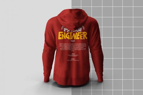 Hoodie Mens Mockup