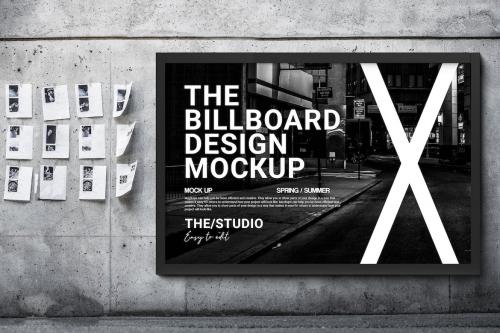 Billboard Outdoor Wall Mockup