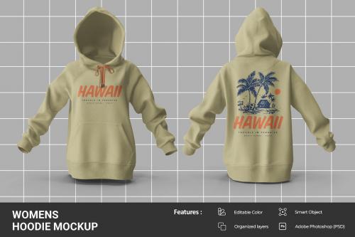 Womens Hoodie Mockup