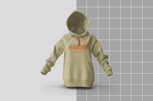 Womens Hoodie Mockup