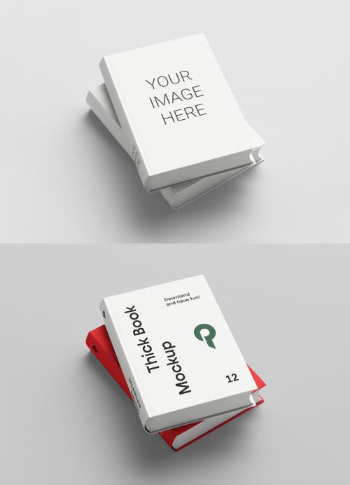 Two Stacked Books Mockup - 332739626