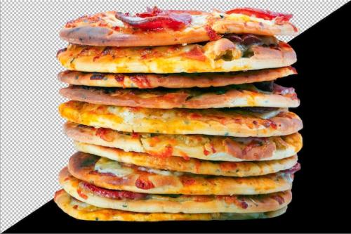 Pile Of Mini Pizzas