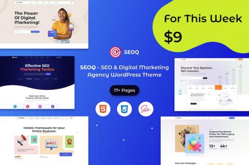 SEOQ - SEO & Digital Marketing Agency HTML