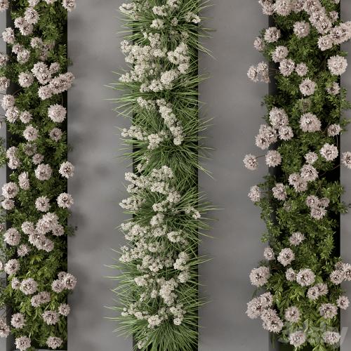 Outdoor Wall Vertical Garden Set - Set 1082