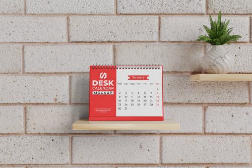 Desk Calendar Mockup