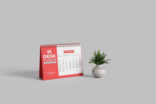 Desk Calendar Mockup