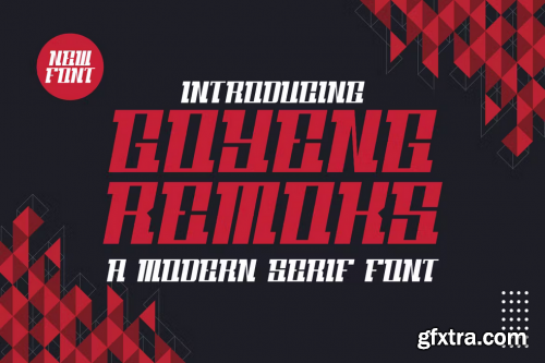 Goyeng Remoks Font