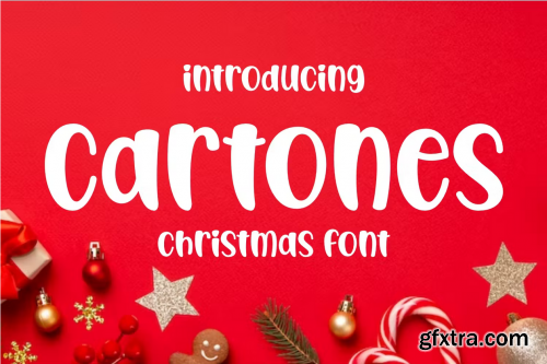 Cartones Font - A Modern Christmas Font