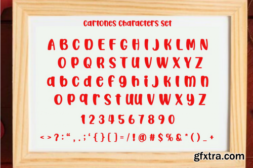 Cartones Font - A Modern Christmas Font