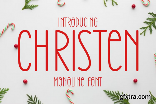 Christen Font - A Modern Christmas Font